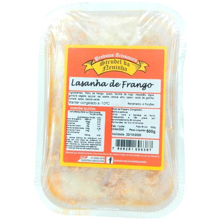 LASANHA STRUDEL DA NENINHA FRANGO 500G
