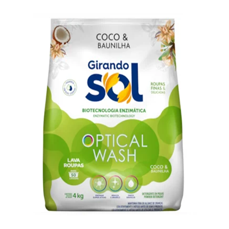 SABÃO PÓ GIRANDO SOL COCO & BAUNILHA SC 800G
