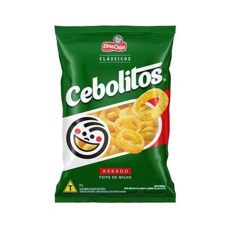 Salgadinho Elma Chips Cebolitos Pacote 91g 360-1