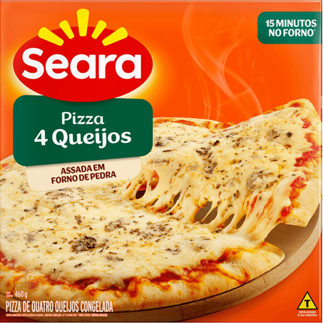 Pizza Seara 460g - Quatro Queijos