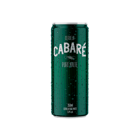 Cerveja Cabaré Puro Malte Lata 350ml 
 