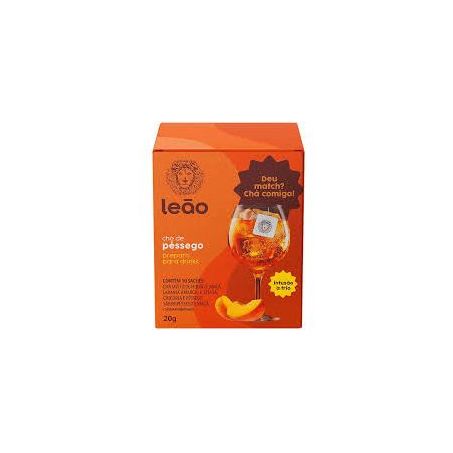 CHA PESSEGO DRINKS LEAO JUNIOR 20G