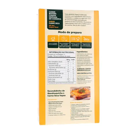 Carne Seca Vapza Desfiada E Cozida 400G 360-17
