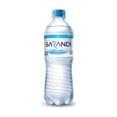 AGUA MINERAL SEM GAS SARANDI 500ML