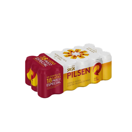 Cerveja skol lata 18