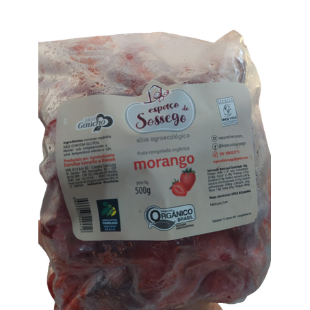 Polpa espaço do sossego morango 500gr