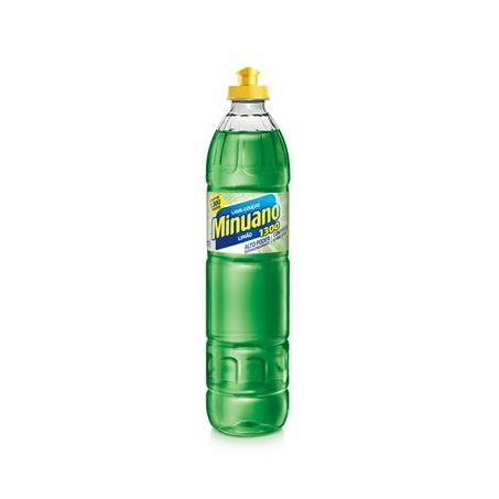 Detergente Lava Louças Minuano 1300 Limão Líquido 500ml