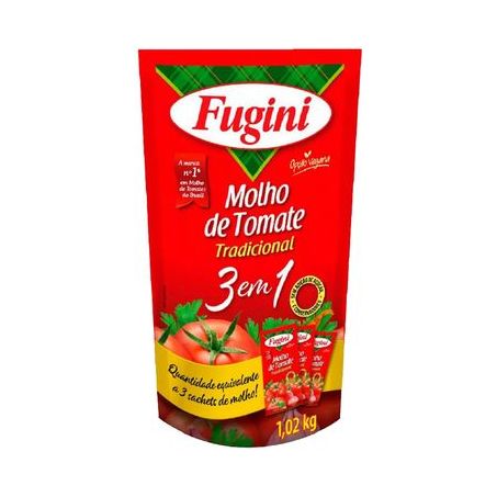 Molho de tomate trad fugini sache 1.02 k