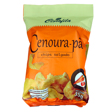 SNACK CENOURA-PÃ VEGANO 35G - CLOROFILA
