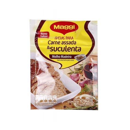Tempero Maggi Ideias Para Carne Molho Madeira 25G