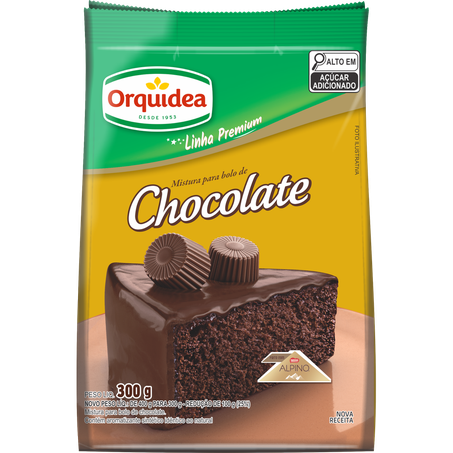 Mist bolo orquidea 300g chocolate alpino