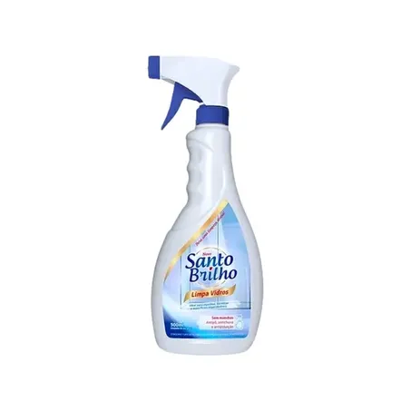SANTO BRILHO LIMPA VIDROS SPRAY 500 ML            