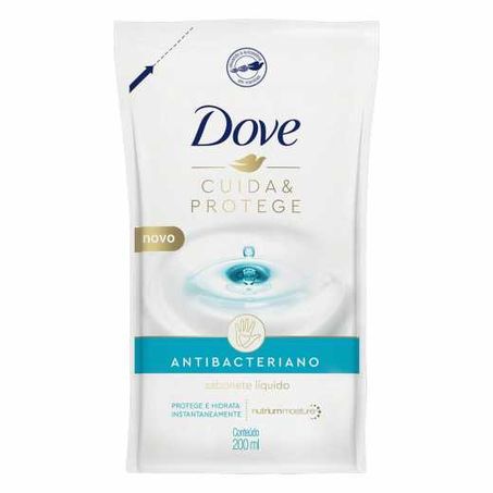 Sabonete líquido dove 200ml antibacteriano
