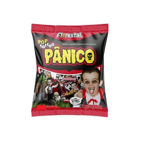 Pirulito panico 120g pop tattoo tutti-fr