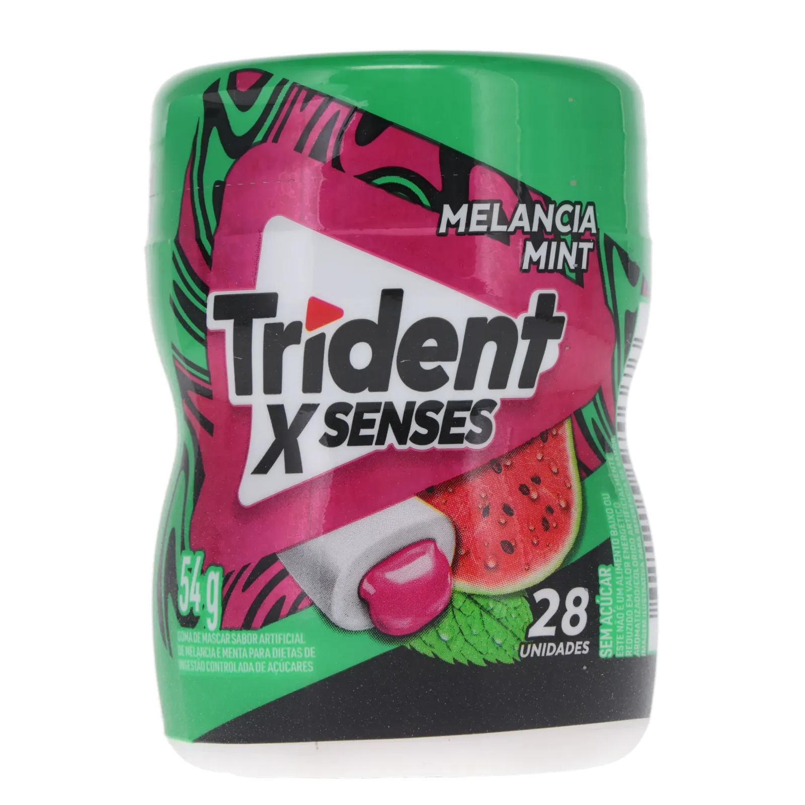 Goma de Mascar X Senses Sabor Melância Trident 54G