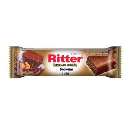 BARRA CEREAL RITTER BROWNIE 25G