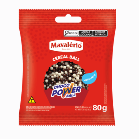 CEREAL CHOCO BALL POWER PRETO/BRANCO MICRO 500 GR