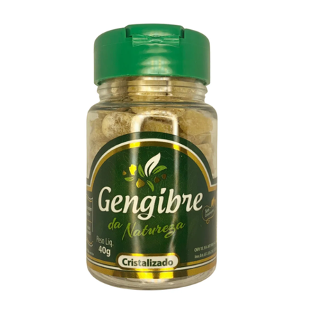 Gengibre Cristalizado da Natureza 40g