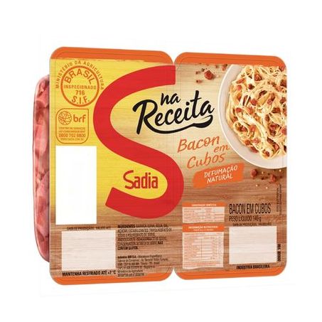 Bacon em Cubos Defumado Sadia 140g