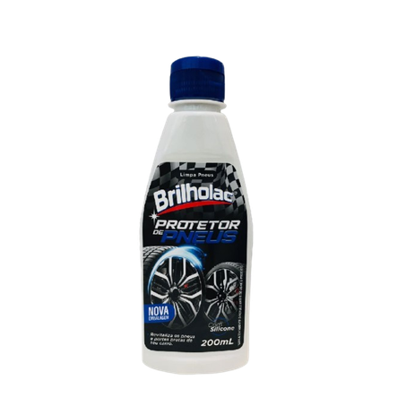 Protetor de pneus com silicone brilholac frasco 200ml