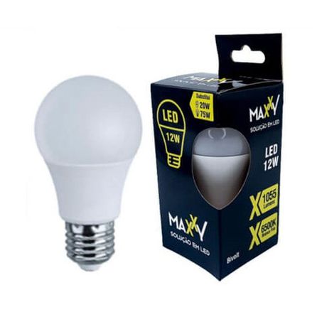 Lamp Led Maxxy 12w Bivolt Amarela 3000k