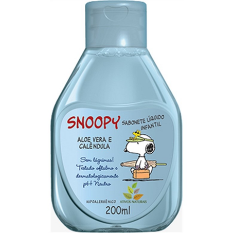 Sabonete liquido snoopy 200ml camomila