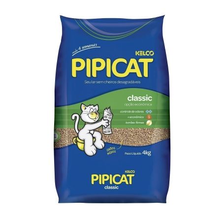 AREIA SANITARIA PIPICAT CLASSIC 4 KG