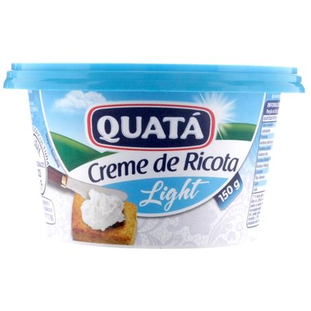 Creme de Ricota Quatá Light Pote 150G