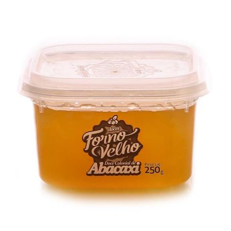 Doce de fruta forno velho abacaxi 250g