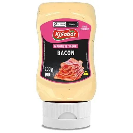 Maionese de Bacon Kisabor Embalagem 200G