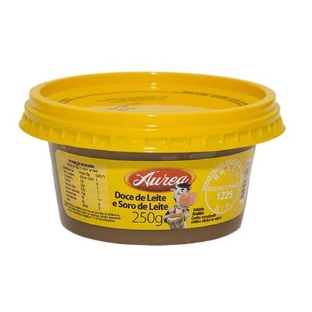 Doce de leite e soro de leite aurea 250g