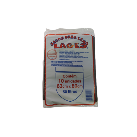Lages-saco lixo 50l c/10