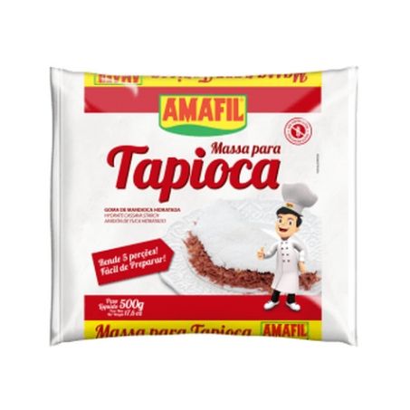 MASSA PRONTA AMAFIL TAPIOCA 500G