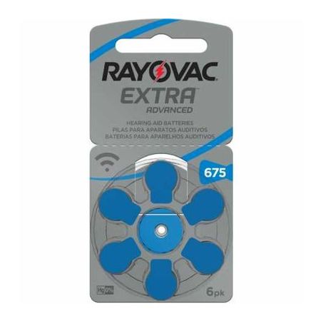 Pilha Rayovac Ap Auditivo N.675 Cartela C/6