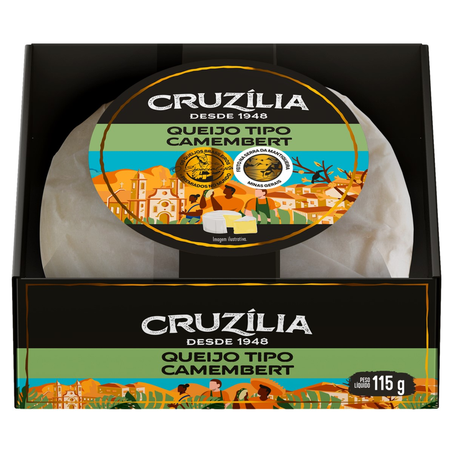 Queijo Tipo Camembert Cruzília 115G