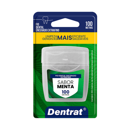 Fio Dental Dentrat 100mt Menta