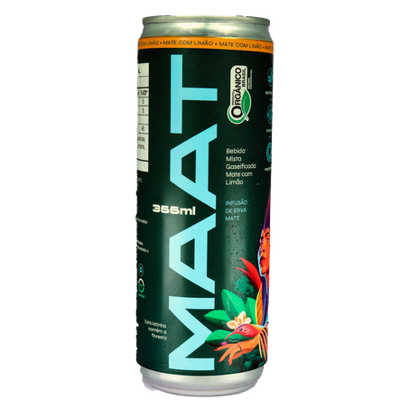 BEBIDA GASEIFICADA MATE ORG 355ML - MAAT