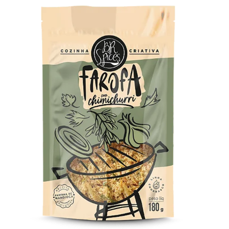 FAROFA TEMPERADA COM CHIMICHURRI BR SPICES 180G