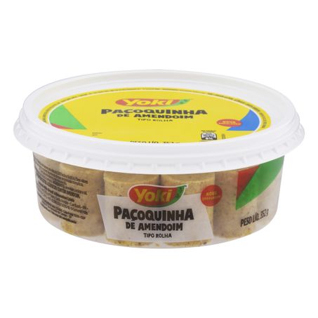PAÇOCA DE AMENDOIM DOCE ROLHA PAÇOQUINHA YOKI