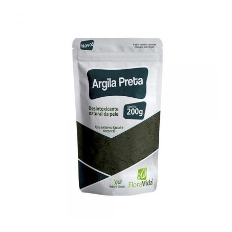 Argila Flora Vida Preta 200g