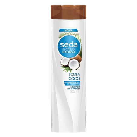 Shampoo seda recarga natural bomba coco