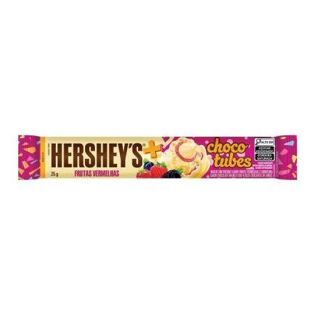CHOCOLATE HERSHEY'S CHOCOTUBES FRUTAS VERM. 25G