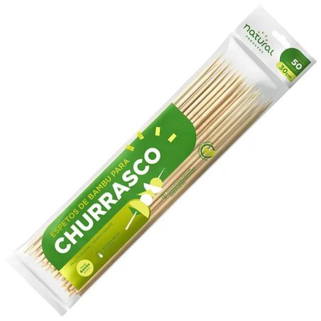 Espetinho mad natural 30cm 50un