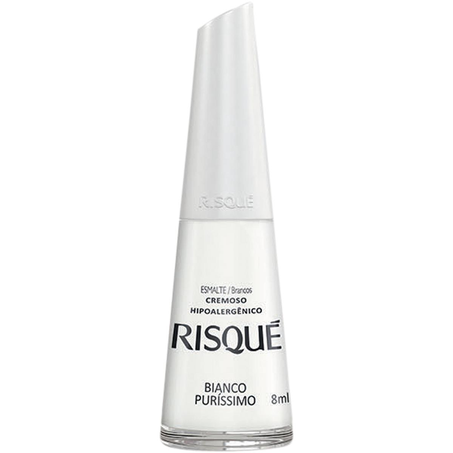 Esmalte Risqué 8ml - Cremoso - Bianco Puríssimo
