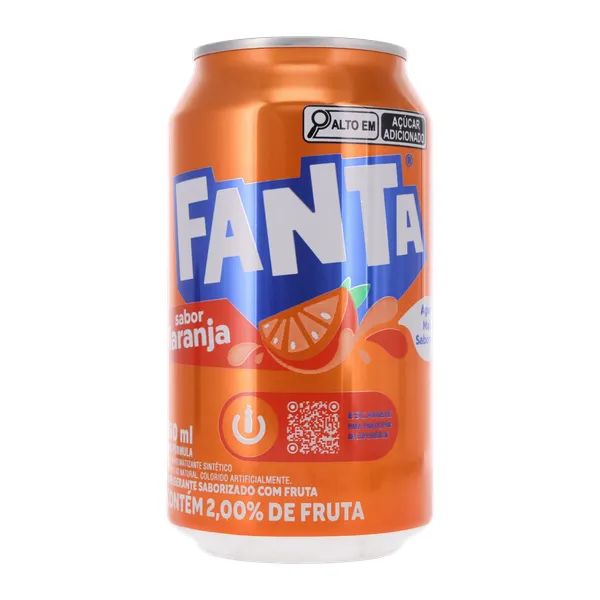 Refrigerante Fanta Sabor Laranja Lata 350ml | Supermercado