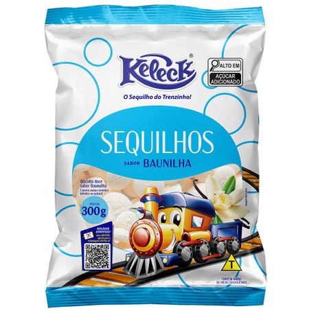 SEQUILHOS KELEK BAUNILHA  300G