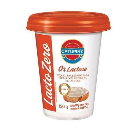 Requeijao catupiry zero lactose 150g