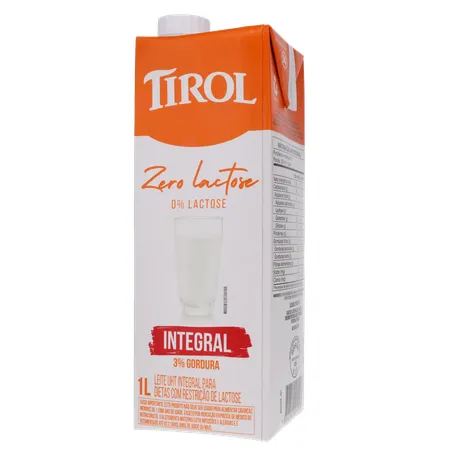 LEITE LONGA VIDA TIROL ZERO LACTOSE INTEGRAL 1L 360-20