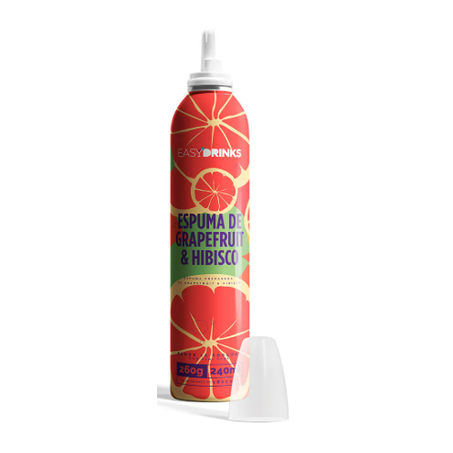 ESPUMA EASY DRINKS 260G SPRAY GRAPEFR/HIBISCO