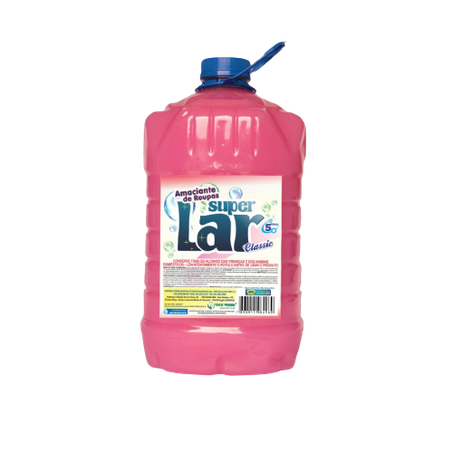 Amaciante super lar classic rosa 5l
